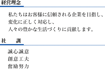 経営理念・社訓